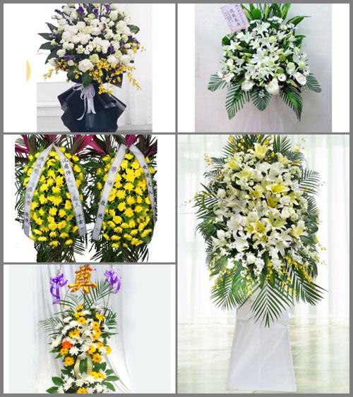 北京顺义区木林镇潘家坟村白事花篮预定